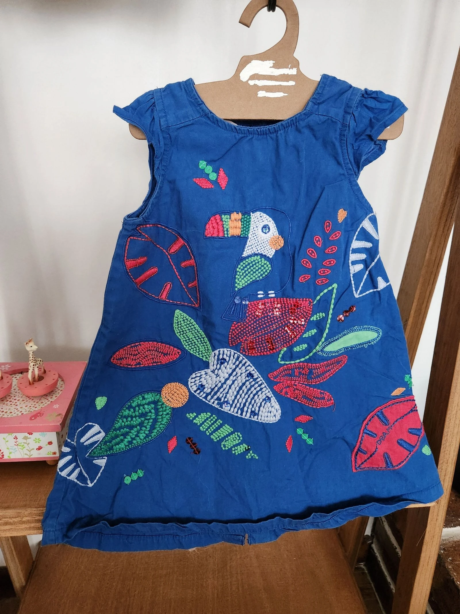 🐻 vestido bordado 9 meses – photo 2